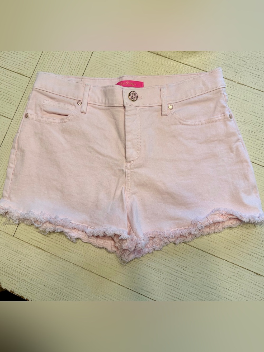 Lilly Pulitzer south ocean pink high rise shorts | NWOT - size 4